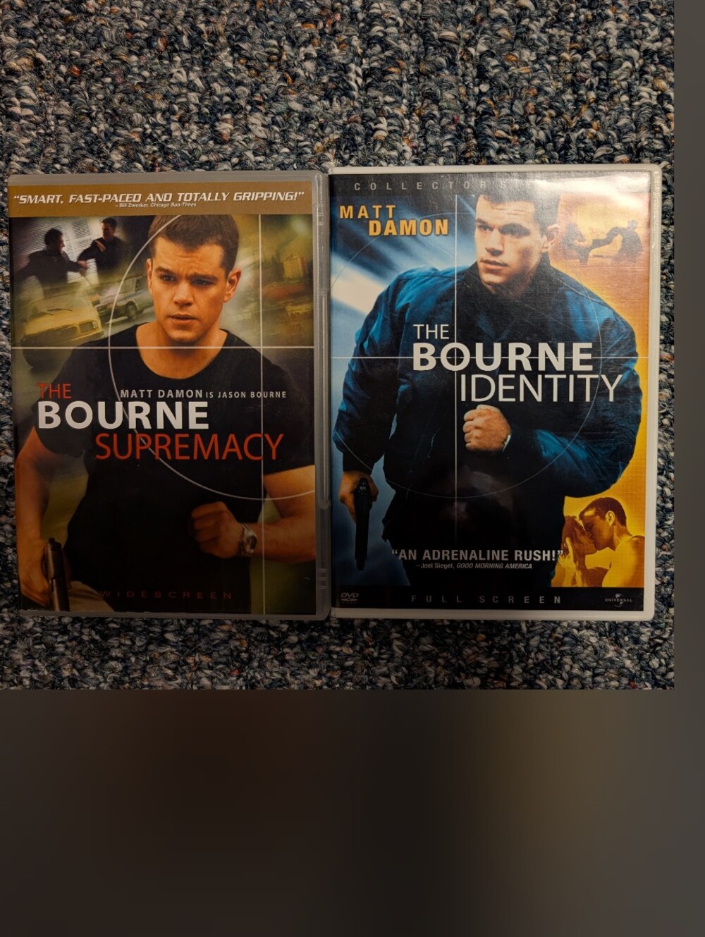 Matt Damon The Bourne Identity / Supremacy DVD Set